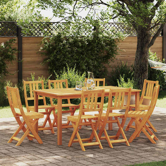 Gartenstuhl 8 pcs Braun 36 x 46 x 86cm Massivholz Akazie