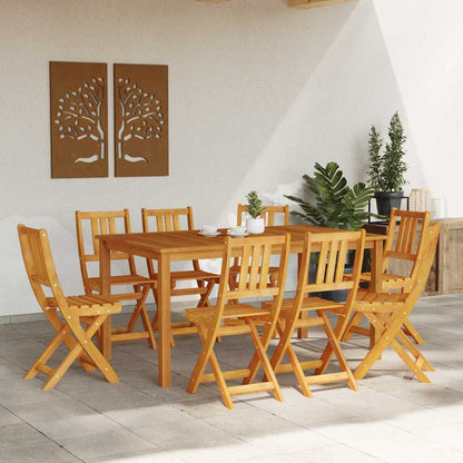 Gartenstuhl 8 pcs Braun 36 x 46 x 86cm Massivholz Akazie