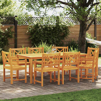 Gartenstuhl 8 pcs Braun 56 x 56 x 90cm Massivholz Akazie