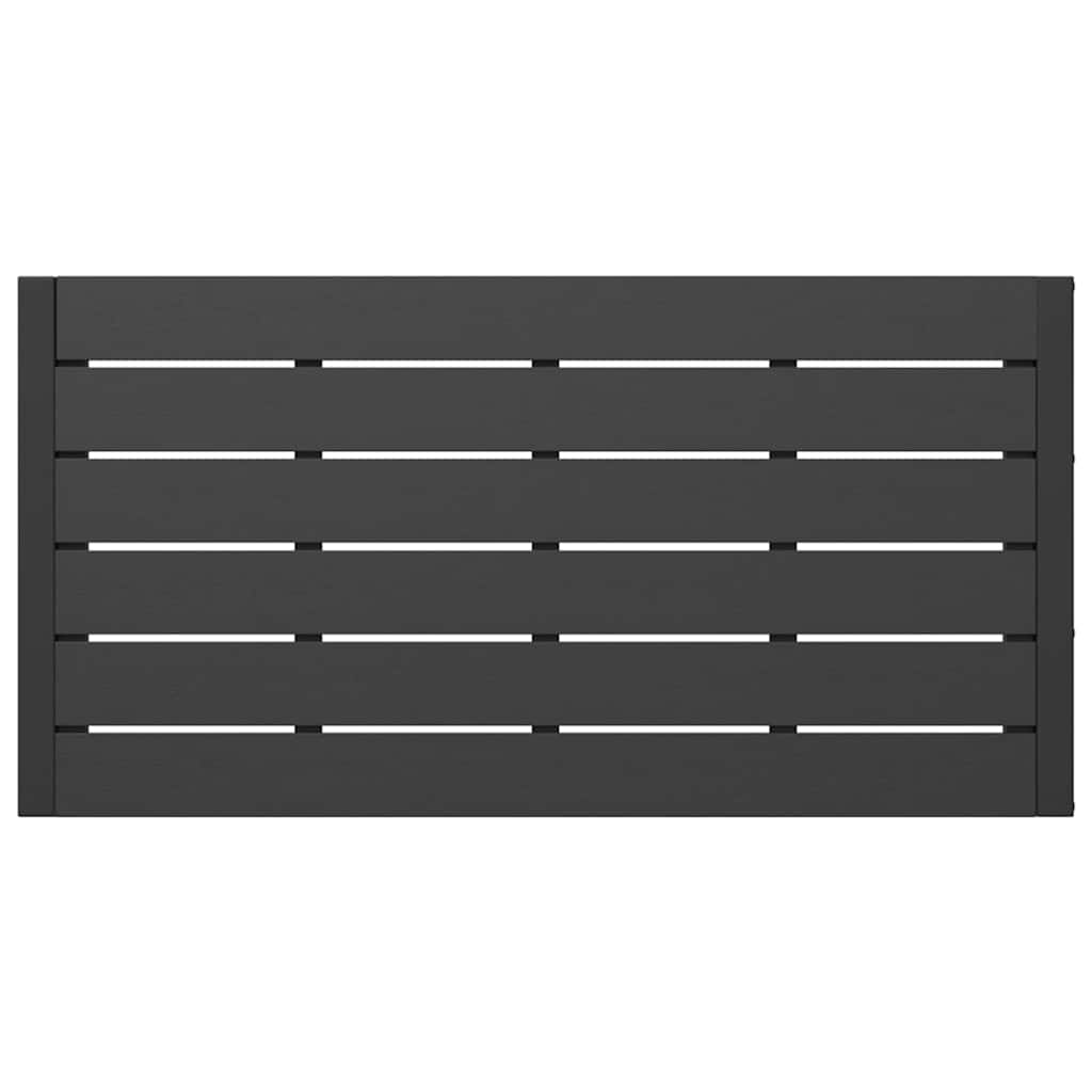 Garten Essgruppe mit Kissen 3 pcs Anthrazit Stahl