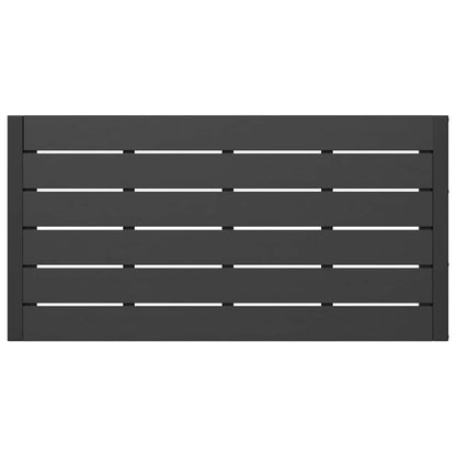 Garten Essgruppe mit Kissen 3 pcs Anthrazit Stahl