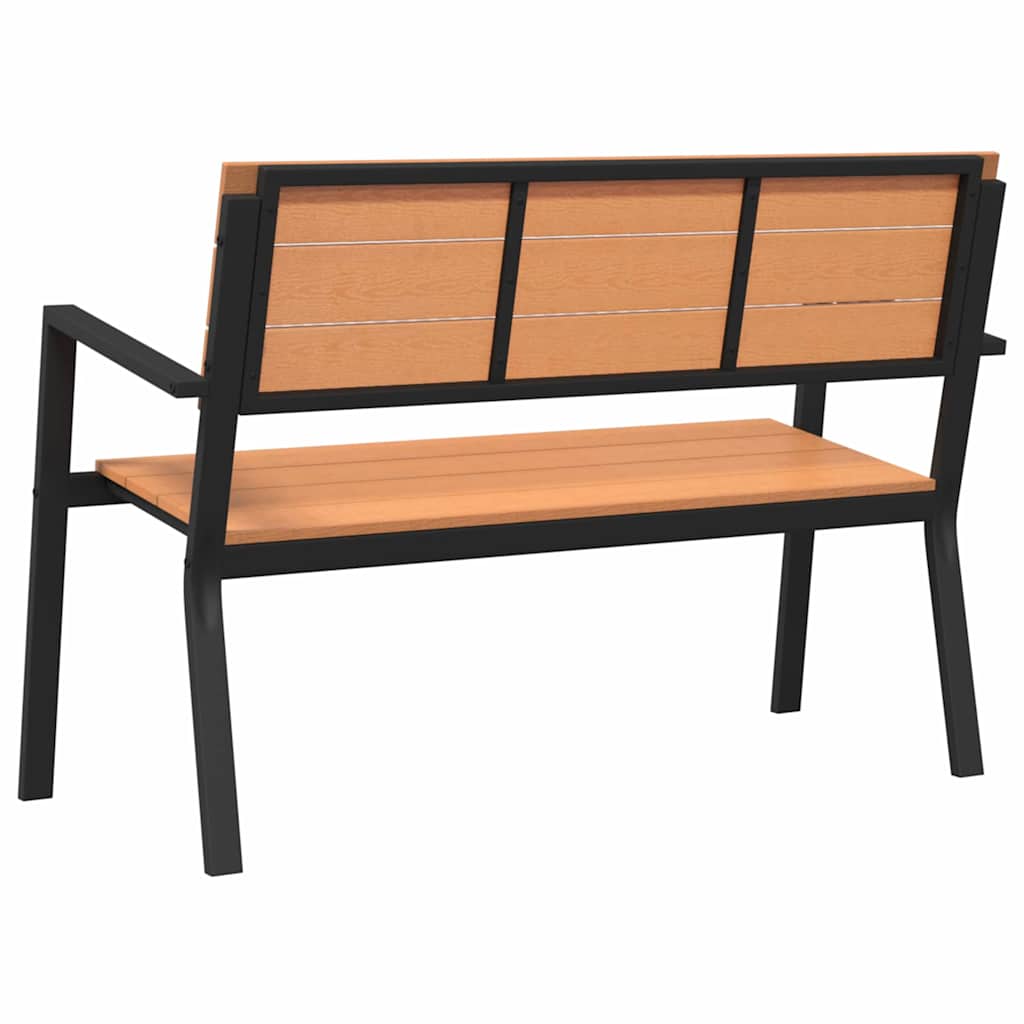Gartenbank Braun 118 x 54 x 77cm Stahl