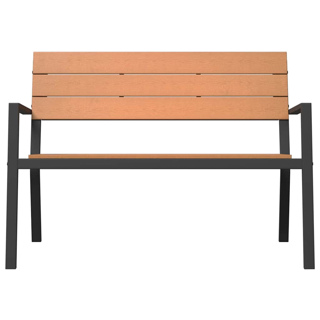 Gartenbank Braun 118 x 54 x 77cm Stahl