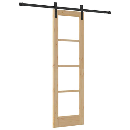 Innentür ORKDAL Natürlich und Schwarz 61 x 198,5 cm