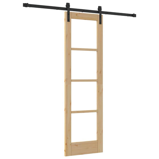 Innentür ORKDAL Natürlich und Schwarz 61 x 198,5 cm