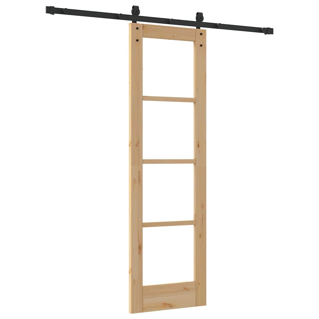Innentür ORKDAL Natürlich und Schwarz 61 x 198,5 cm