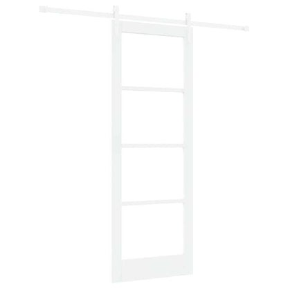 Schiebetür Weiß 78 x 211 cm Massivholz Kiefer