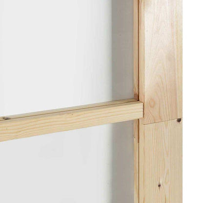 Schiebetür Braun 83 x 211 cm Massivholz Kiefer