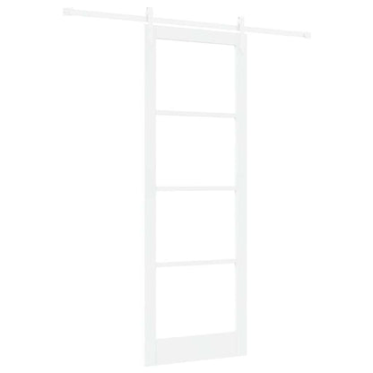 Schiebetür Weiß 83 x 232 cm Massivholz Kiefer