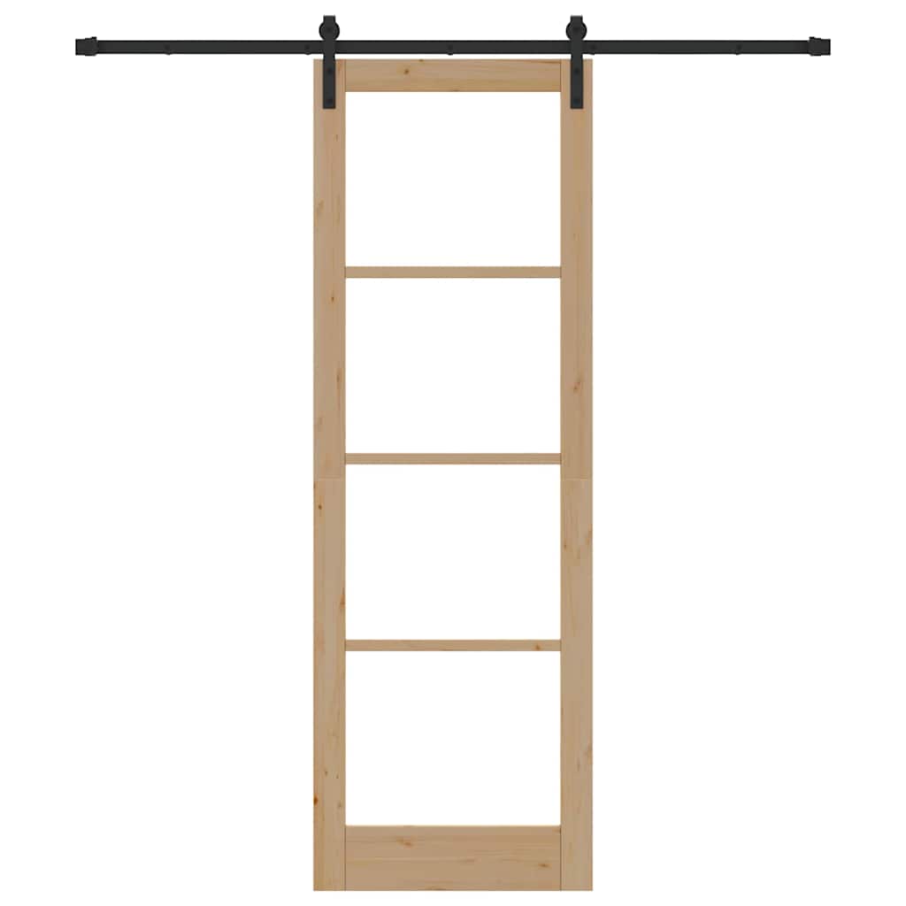 Schiebetür Sonstiges ORKDAL Braun 78 x 232 cm Holz und Metall