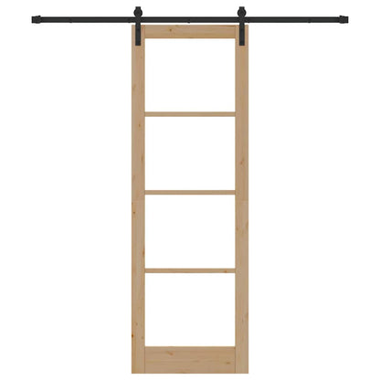 Schiebetür Sonstiges ORKDAL Braun 78 x 232 cm Holz und Metall