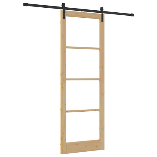 Schiebetür Sonstiges ORKDAL Braun 83 x 232 cm Holz und Metall