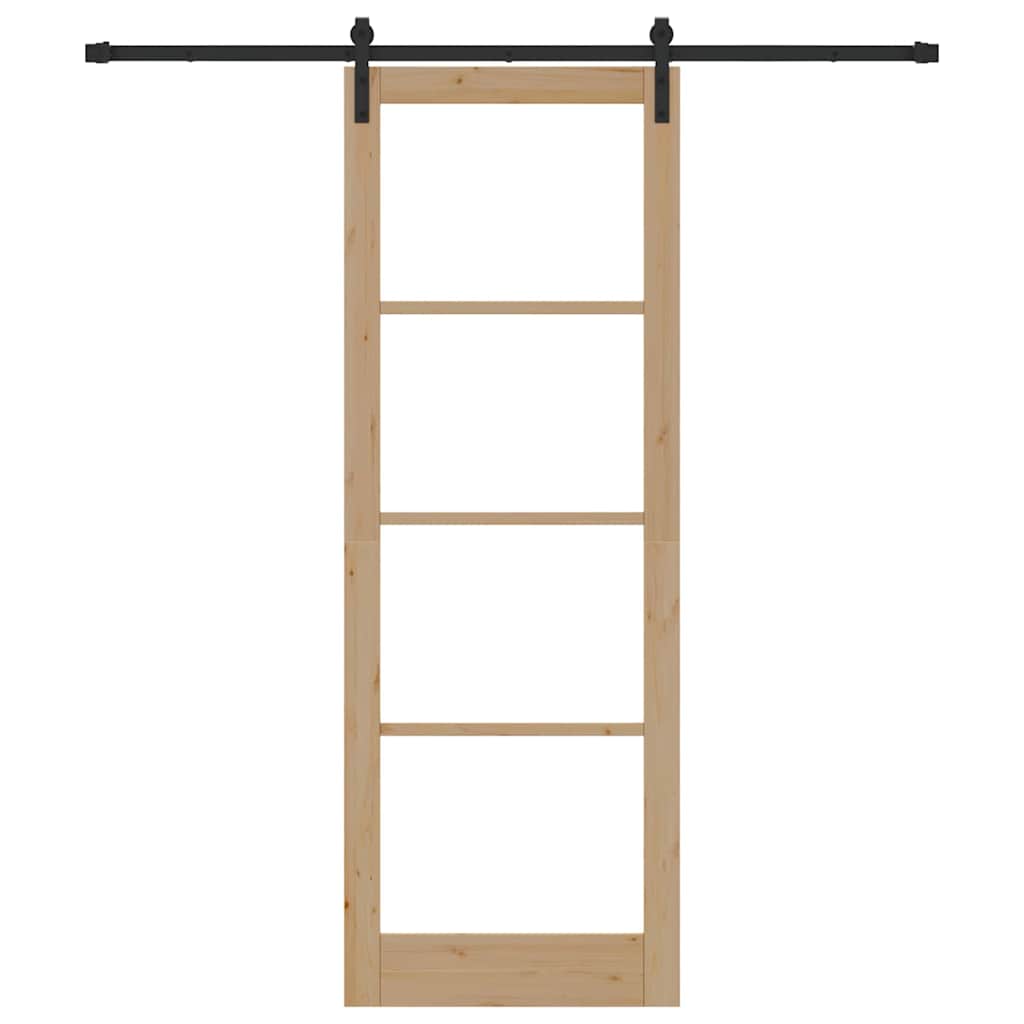 Schiebetür Sonstiges ORKDAL Braun 83 x 232 cm Holz und Metall