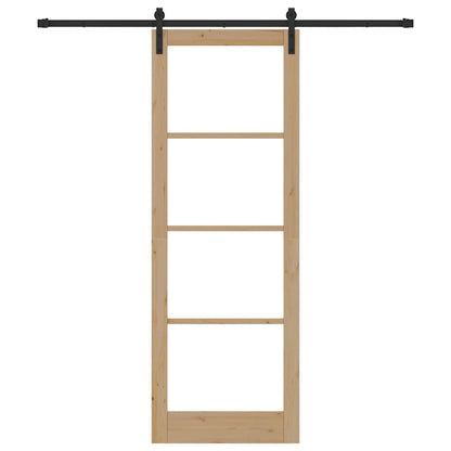 Schiebetür Sonstiges ORKDAL Braun 83 x 232 cm Holz und Metall