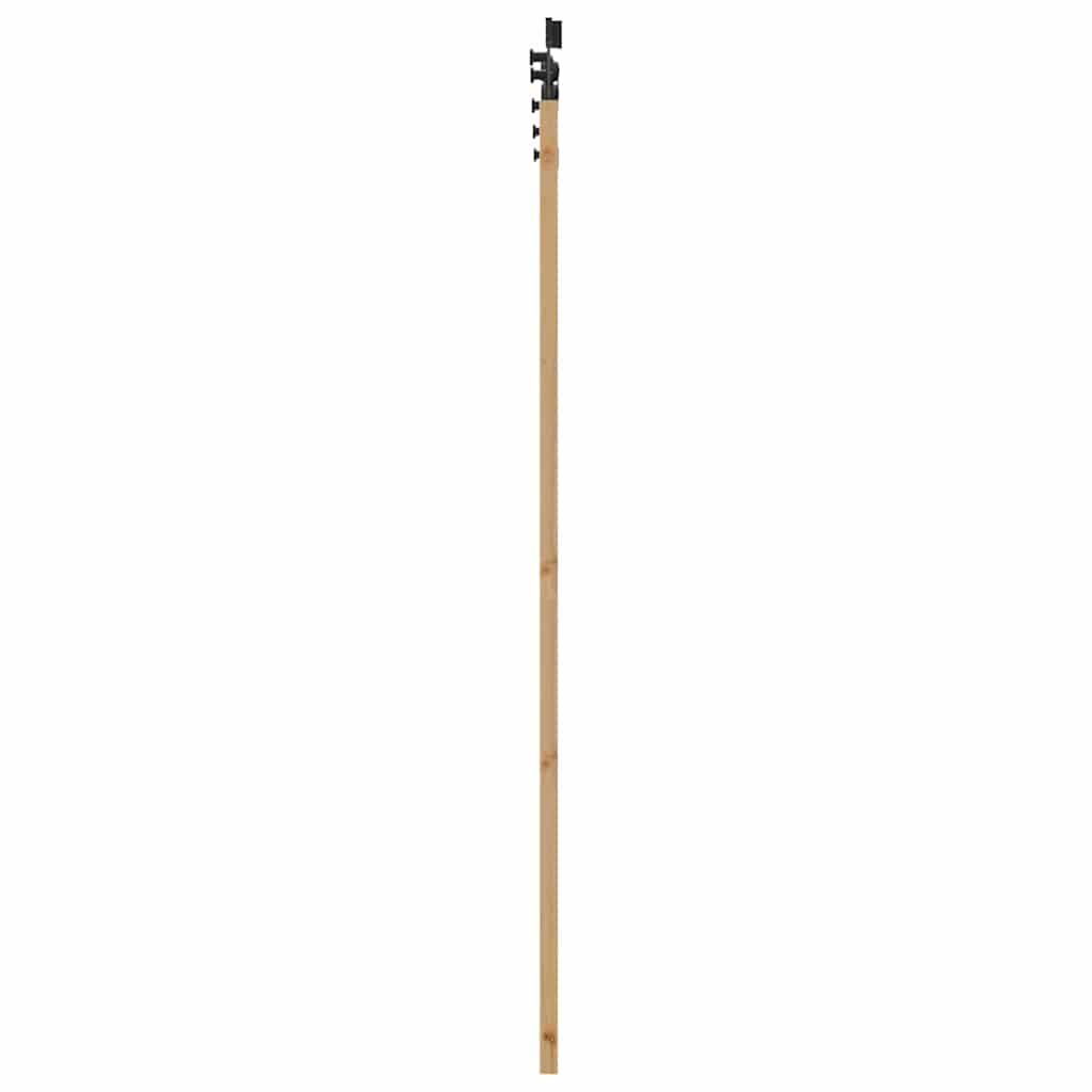 Schiebetür ORKDAL Braun 61 x 198,5 cm Holz und Metall