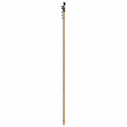 Schiebetür ORKDAL Braun 61 x 198,5 cm Holz und Metall