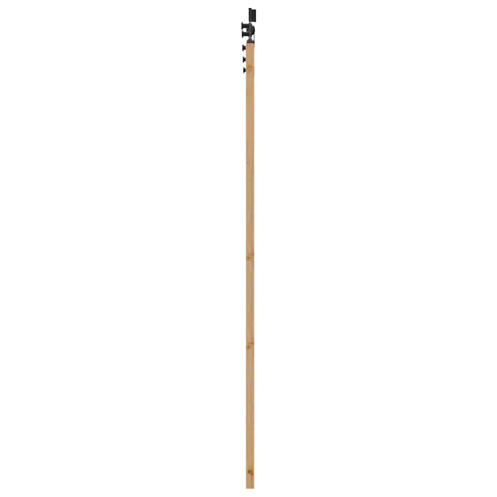 Schiebetür ORKDAL Braun 73,5 x 198,5 cm Holz und Metall