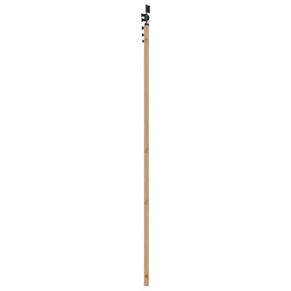 Schiebetür ORKDAL Braun 73,5 x 198,5 cm Holz und Metall