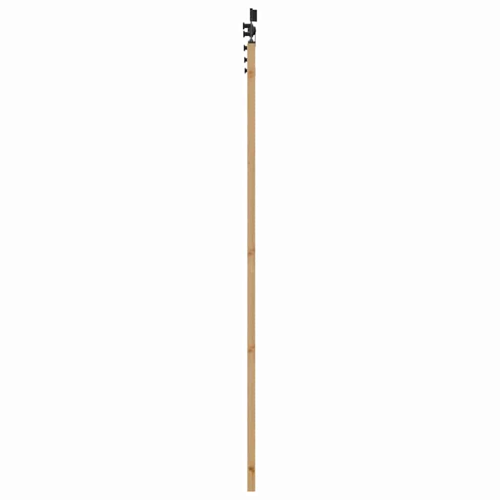 Schiebetür ORKDAL Braun 73,5 x 211 cm Holz und Metall