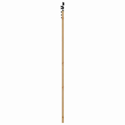Schiebetür ORKDAL Braun 73,5 x 211 cm Holz und Metall