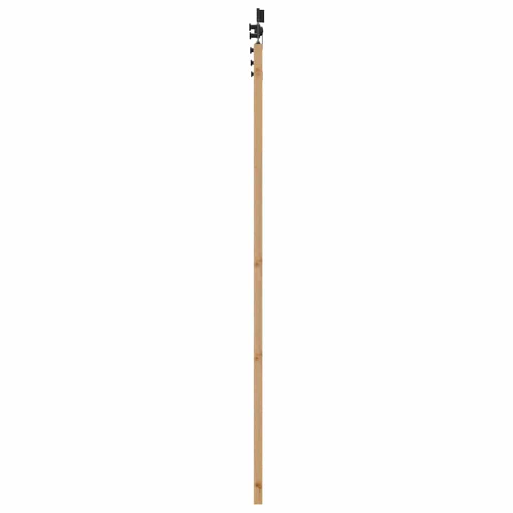Schiebetür ORKDAL Braun 78 x 202 cm Holz und Metall