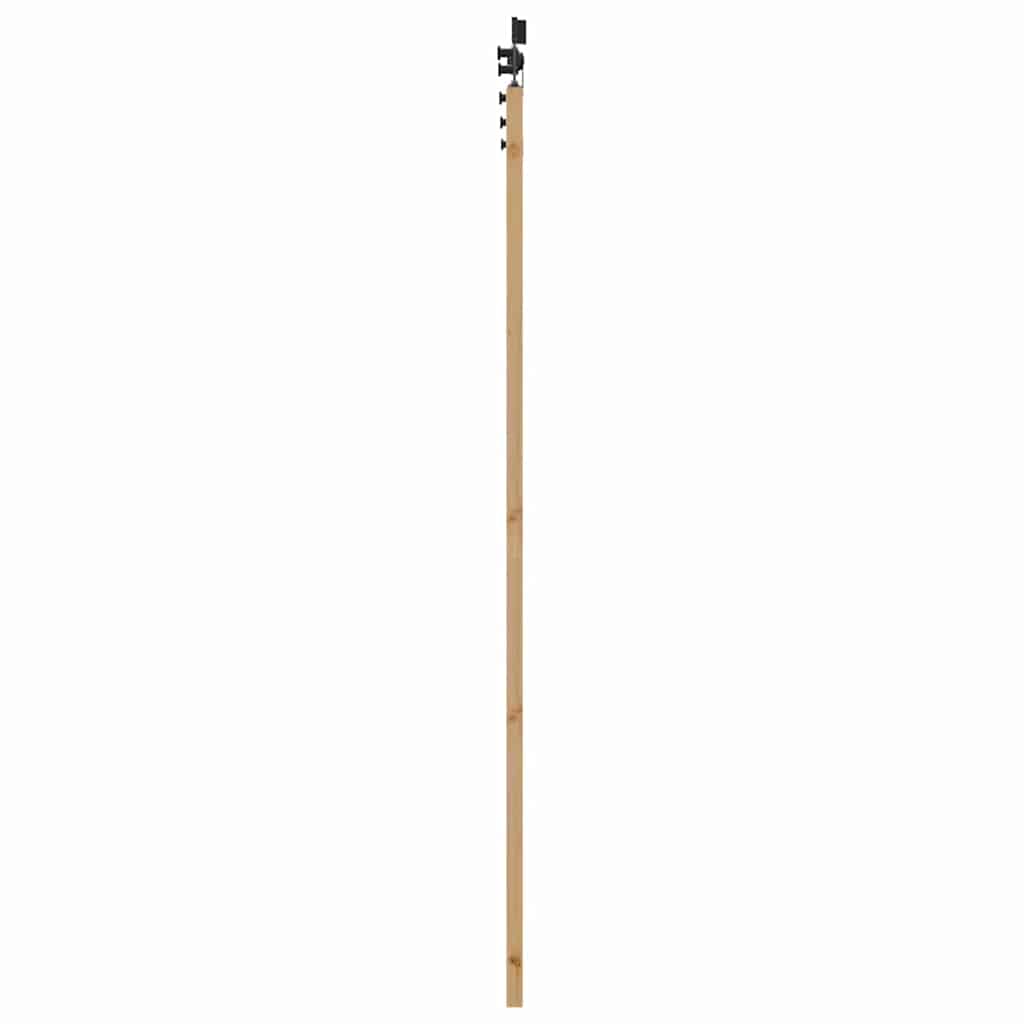 Schiebetür ORKDAL Braun 78 x 211 cm Holz und Metall