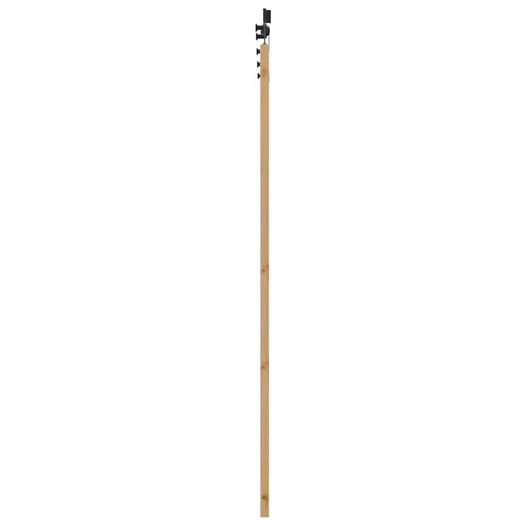 Schiebetür ORKDAL Braun 83 x 202 cm Holz und Metall