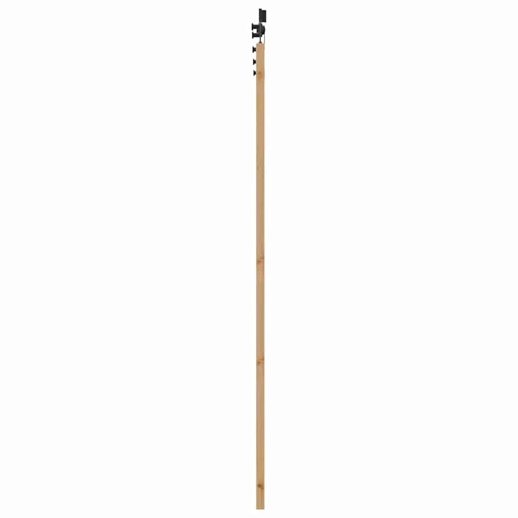 Schiebetür ORKDAL Braun 83 x 211 cm Holz und Metall