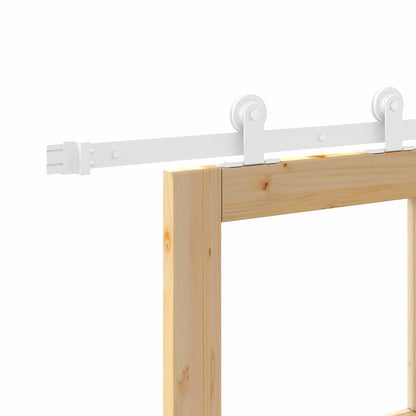 Schiebetür ORKDAL Braun 61 x 198,5 cm Holz und Metall