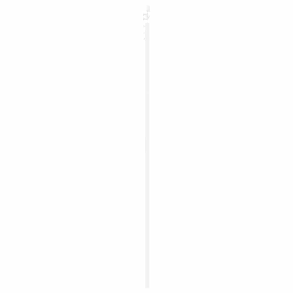 Schiebetür ORKDAL Weiß 78 x 232 cm Holz und Metall