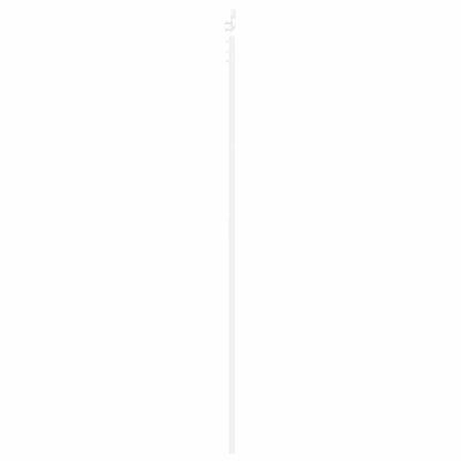 Schiebetür ORKDAL Weiß 78 x 232 cm Holz und Metall