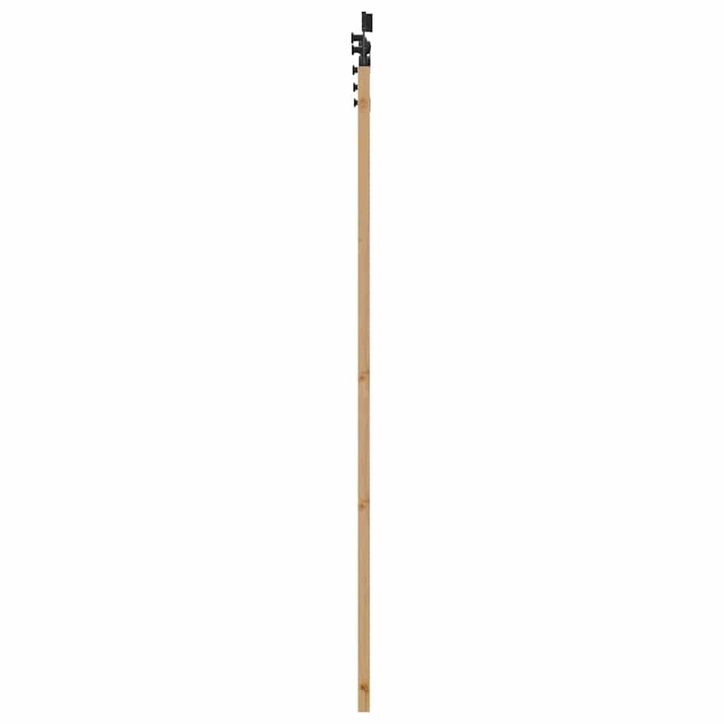 Schiebetür ORKDAL Braun 86 x 198,5 cm Holz und Metall