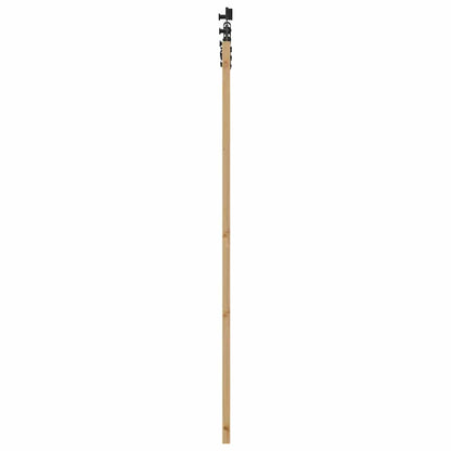 Schiebetür ORKDAL Braun 61 x 198,5 cm Holz und Metall