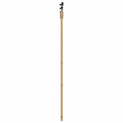 Schiebetür ORKDAL Braun 73,5 x 198,5 cm Holz und Metall