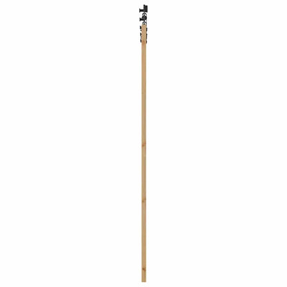 Schiebetür ORKDAL Braun 73,5 x 211 cm Holz und Metall