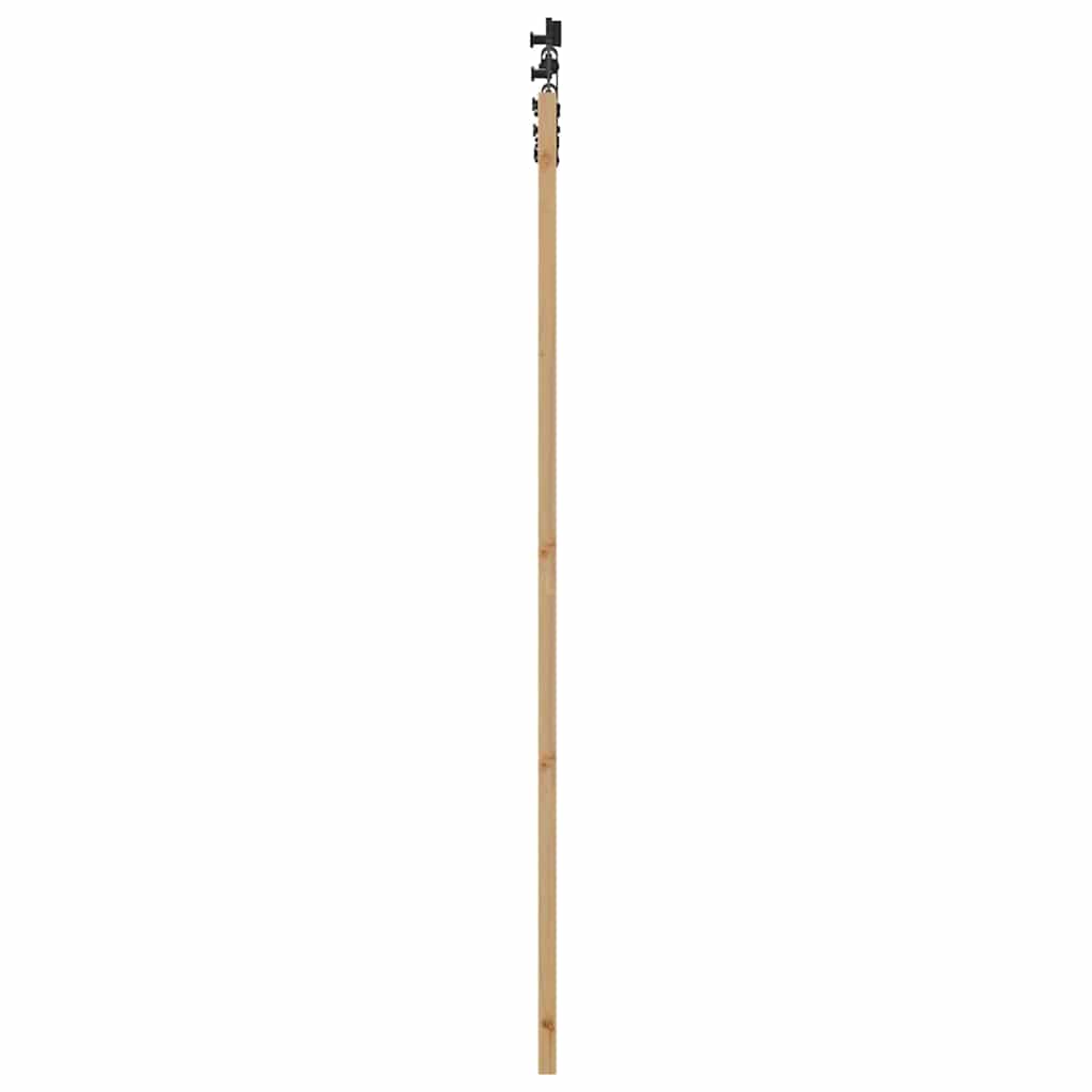Schiebetür ORKDAL Braun 78 x 211 cm Holz und Metall