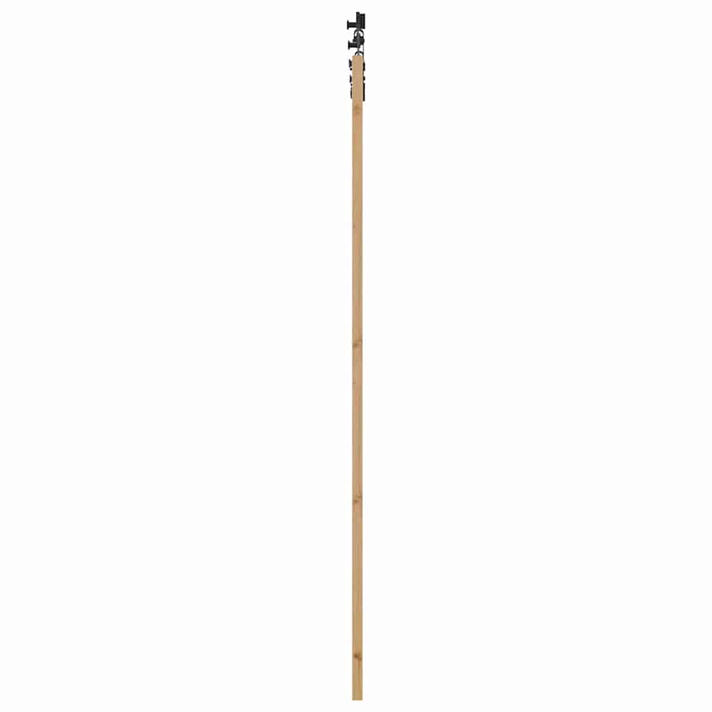 Schiebetür ORKDAL Braun 78 x 232 cm Holz und Metall