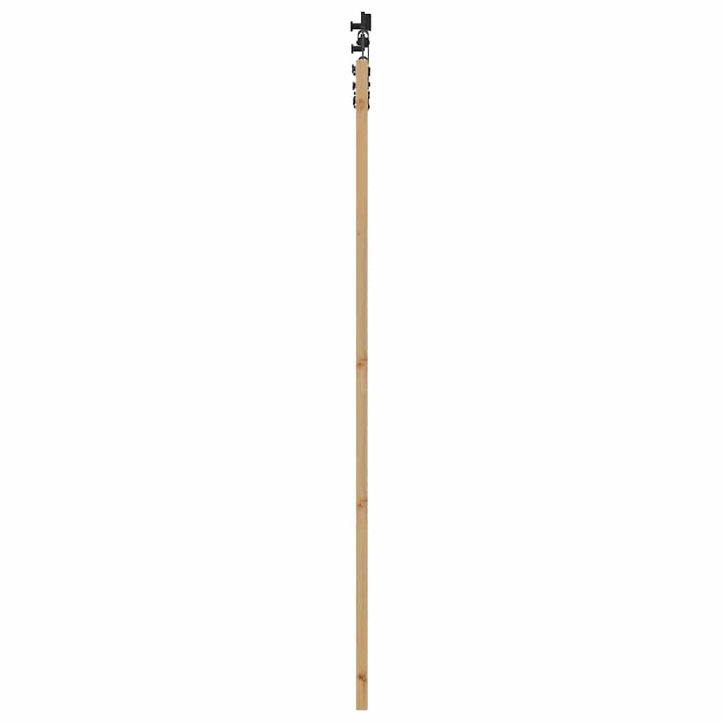 Schiebetür ORKDAL Braun 83 x 211 cm Holz und Metall