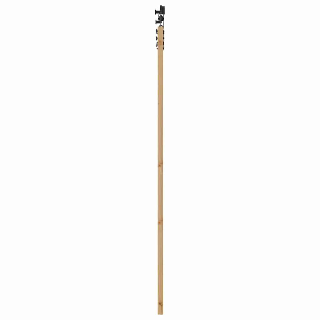Schiebetür ORKDAL Braun 86 x 198,5 cm Holz und Metall