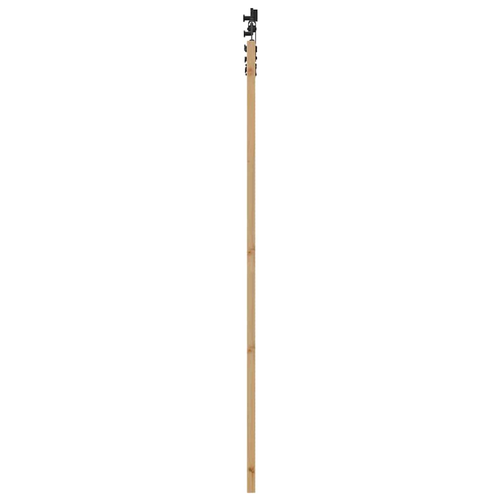 Schiebetür ORKDAL Braun 86 x 211 cm Holz und Metall