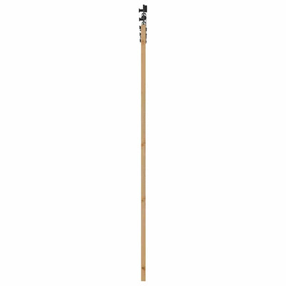 Schiebetür ORKDAL Braun 73,5 x 211 cm Holz und Metall