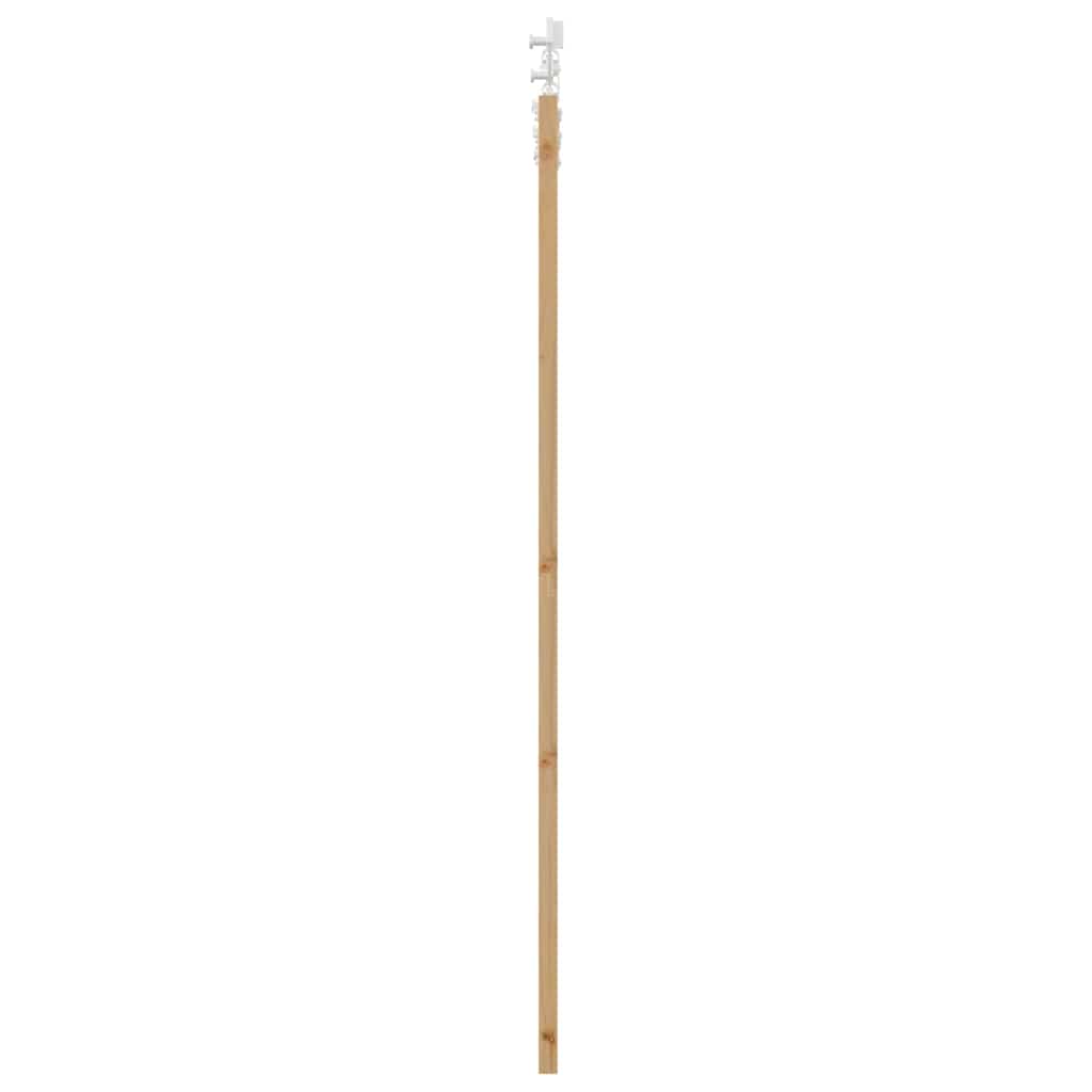 Schiebetür Braun 73,5 x 198,5 cm Holz und Metall