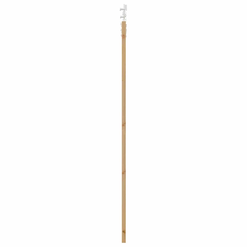 Schiebetür Braun 73,5 x 211 cm Holz und Metall