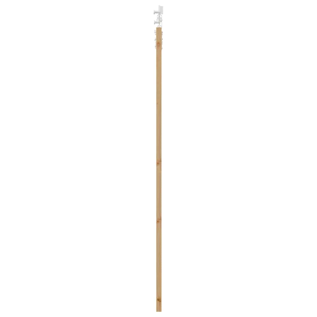 Schiebetür Braun 78 x 202 cm Holz und Metall
