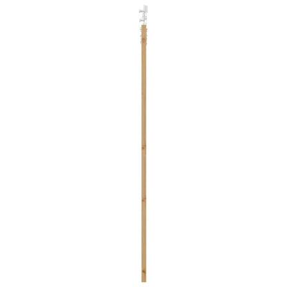 Schiebetür Braun 78 x 202 cm Holz und Metall