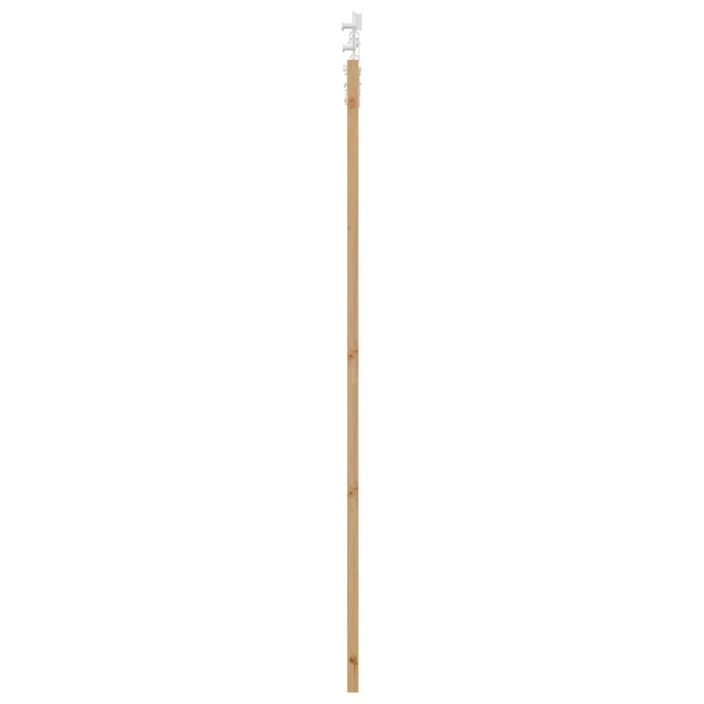Schiebetür Braun 78 x 211 cm Holz und Metall