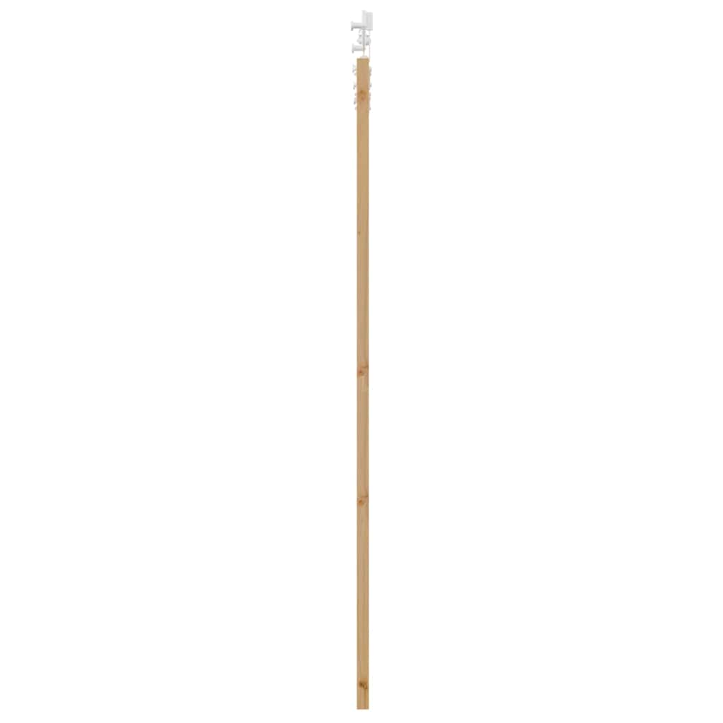Schiebetür Braun 86 x 198,5 cm Holz und Metall