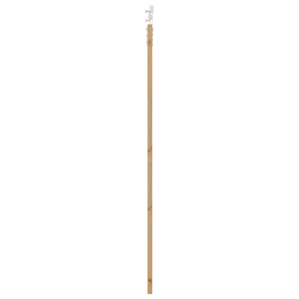 Schiebetür Braun 86 x 211 cm Holz und Metall