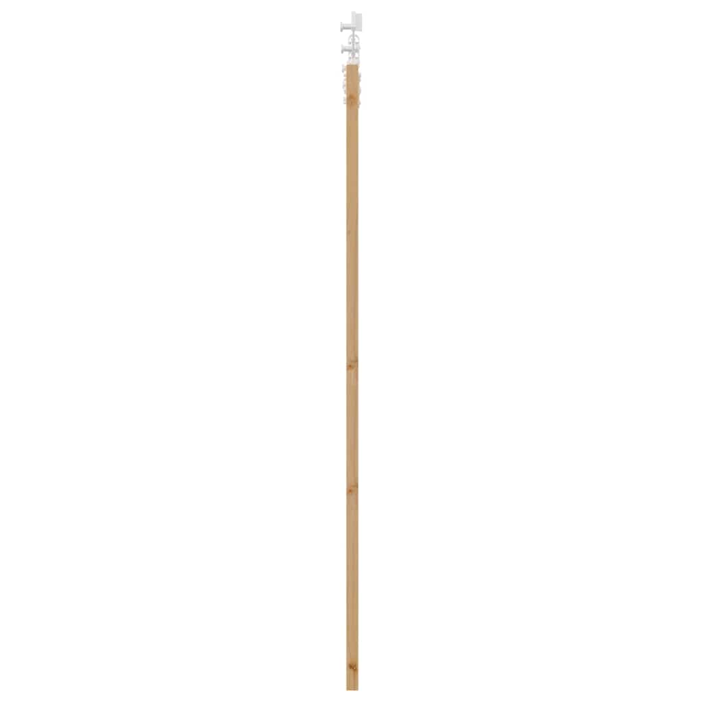Schiebetür Braun 73,5 x 198,5 cm Holz und Metall