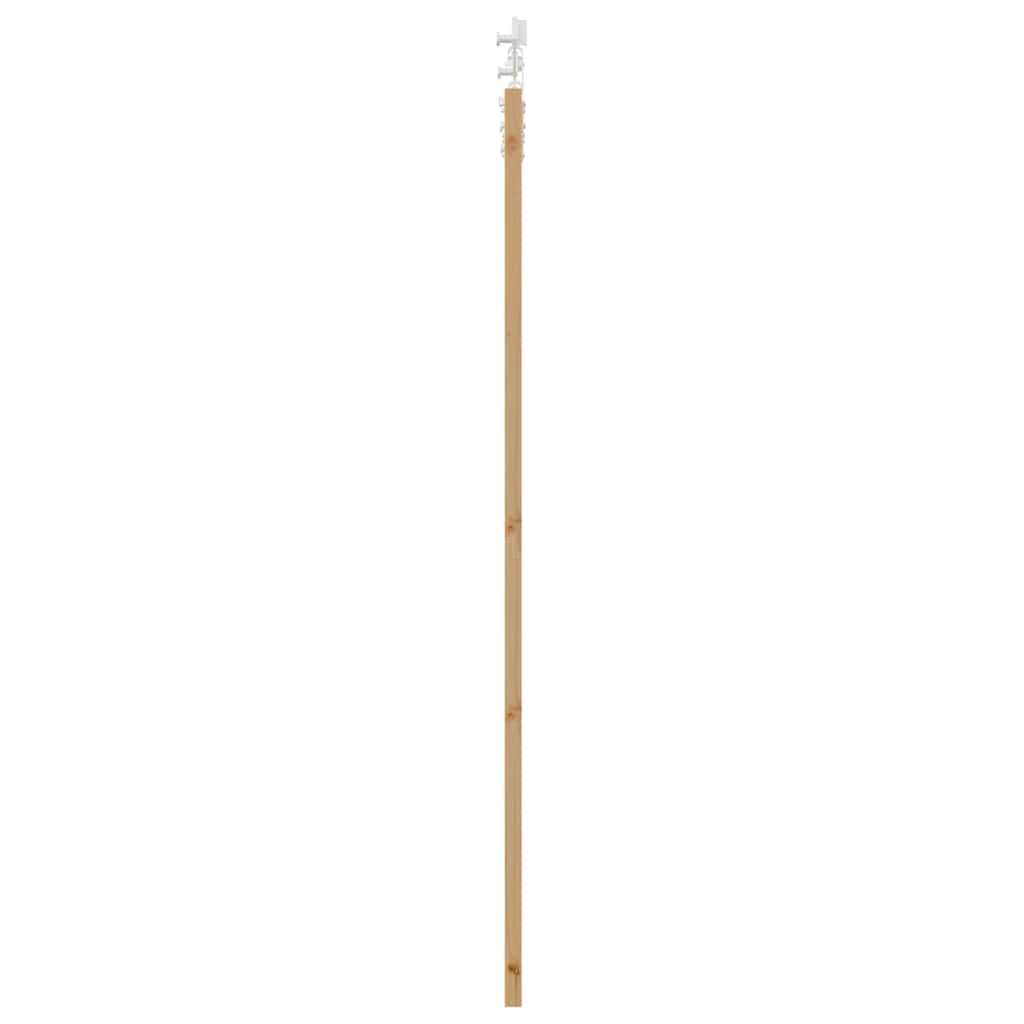 Schiebetür Braun 78 x 202 cm Holz und Metall